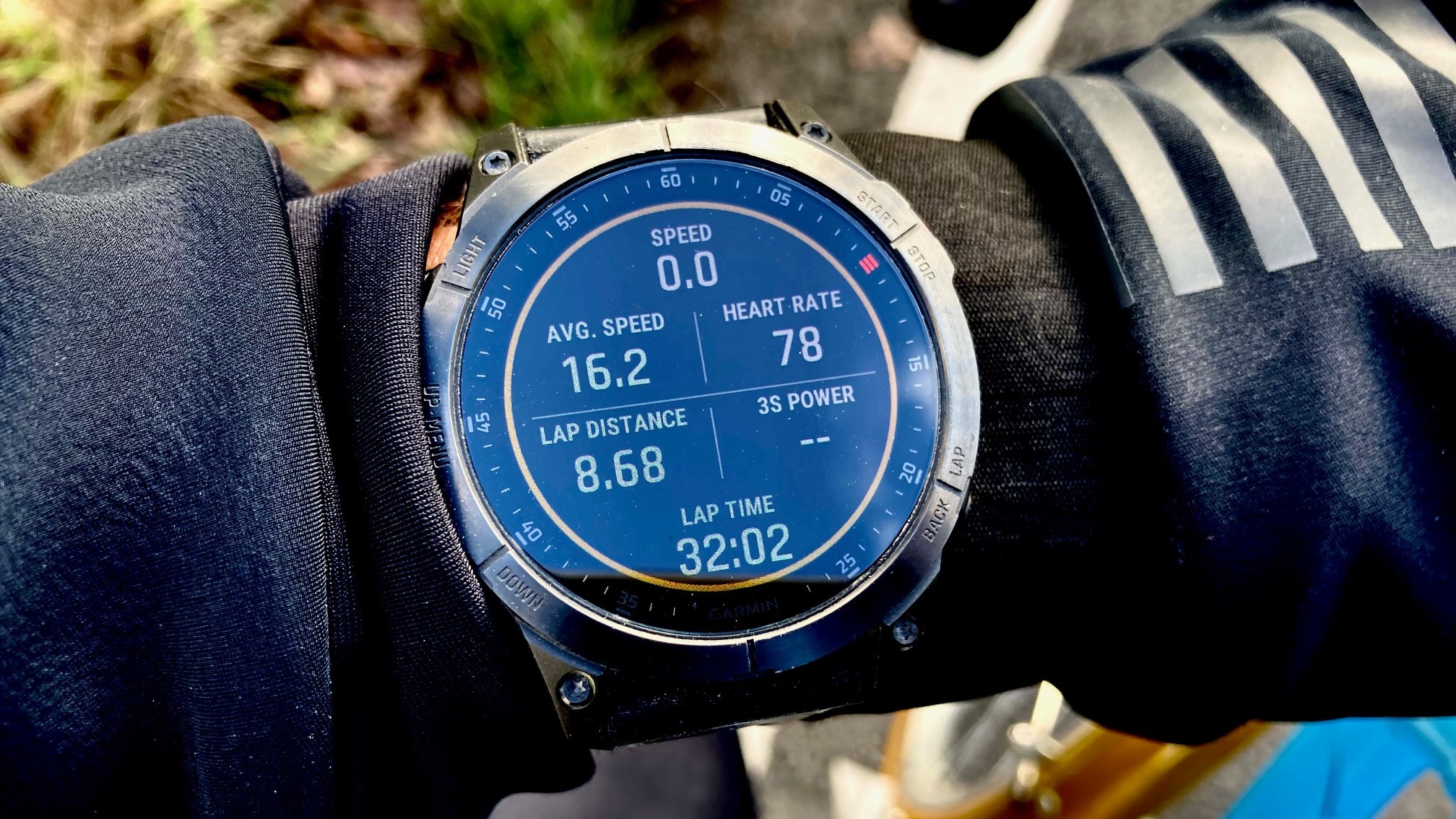 The Garmin Epix 2 smartwatch on wrist